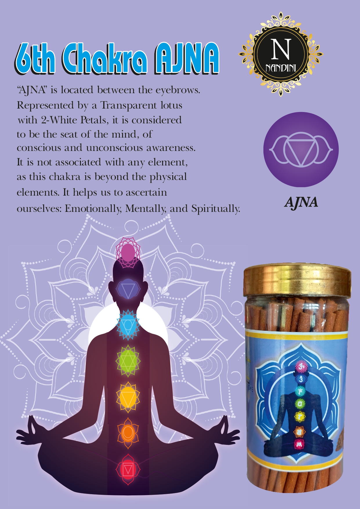 6th Chakra AJNA NANDINI